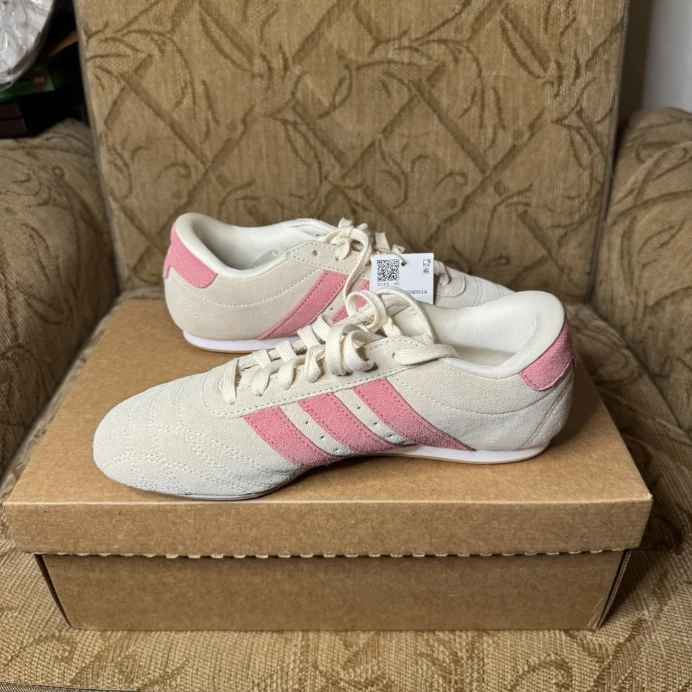 Adidas Taekwondo Lace J Women's Size 8 - Off White Bliss Pink Pink Fusion JQ4491